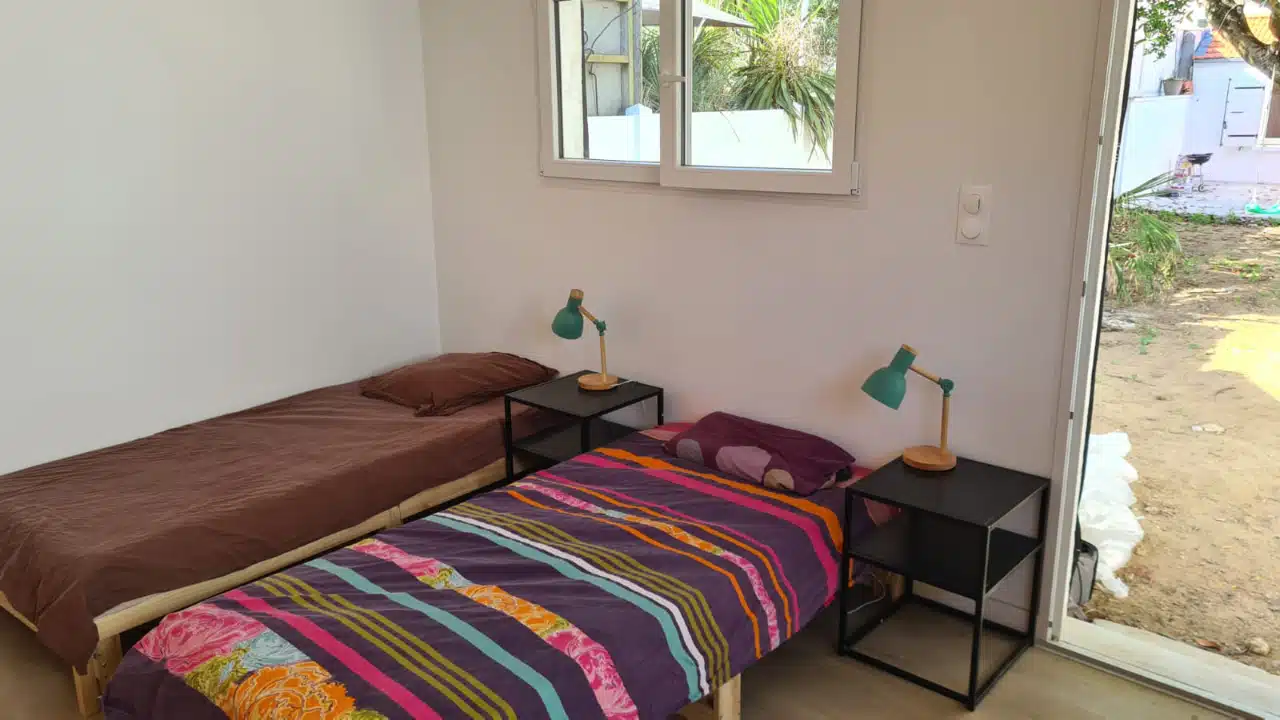 Chambre 3, deux lits de 90